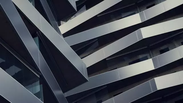 Folding exterior of Tuletornen building
