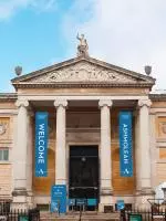 front of Ashmolean building