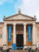 front of Ashmolean building