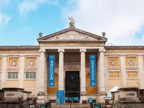 front of Ashmolean building