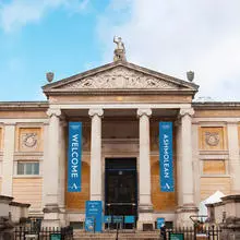 front of Ashmolean building